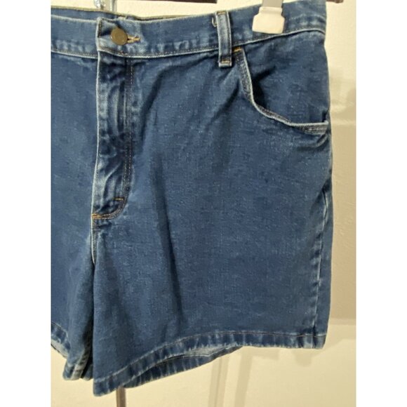 Wrangler Womens Size 13 Shorts 34X6” 100% Cotton Relaxed Blue Denim - Picture 3 of 10